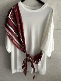JEANASIS スカーフ付きTシャツ
