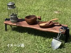 ハンドメイド　アイアンレッグ　ミニテーブル