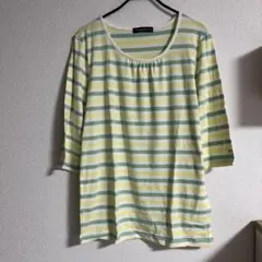 ◎drug store's ドラッグストアーズ ボーダーTシャツ 七分袖 4