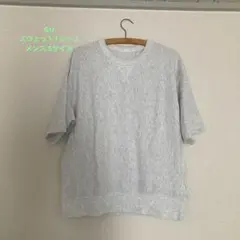 GU ライトグレー　スウェットTシャツ　Sサイズ