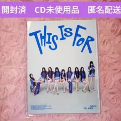 TWICE THIS IS FOR 通常盤 開封済 THISver.