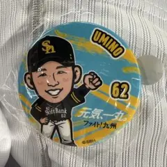 海野隆司 缶バッジ ファイト九州ver.