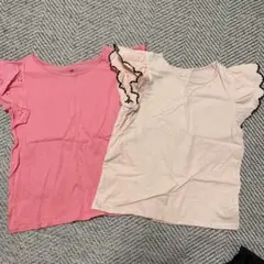 H&M ピンク 薄ピンク Tシャツ 2枚セット
