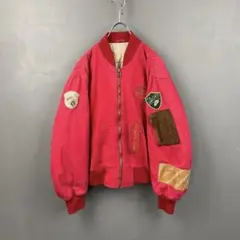 90s Vtg RESCUE MA-1 BomberJacket Blouson