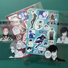 ブルーロック　糸師凛　糸師冴　ステッカー　クリアカード　４枚まとめ売り