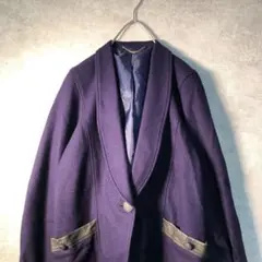 【ヴィンテージ】日本製 レトロ デザインジャケット 古着 used AS109