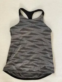 adidas ヨガウエア　S〜M グレー系×赤