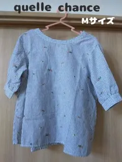 quelle chance　半袖シャツ　Mサイズ　花柄トップス