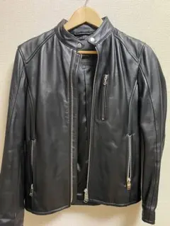 JACK ROSE ラムレザー シングルライダースジャケット
