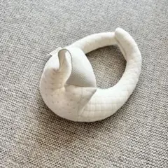 【未使用】My Bebe オーガニックコットン授乳クッション ホワイト