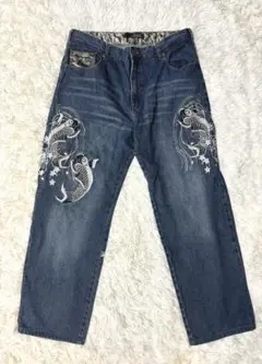 【美品】Daminate Handcrafted Jeans 刺繍　ジーンズ