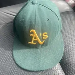 New Era A's 59FIFTY キャップ 71/8 ニューエラ