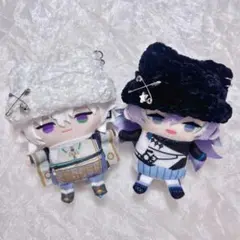 black×Whiteセット にじぱぺっと ぬい服 ぬい帽子