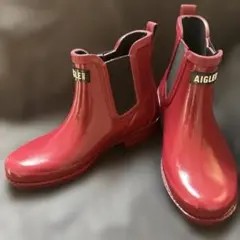 エーグル❣️AIGLE❣️サイドコア❣️レインブーツ 防水 耐水 ゴム製 ❣️晴雨兼用❣️