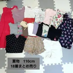 110cm 夏物　夏服　女子 18着セット