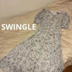 SWINGLE シアーワンピース