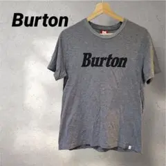 Burton グレー ロゴ Tシャツ 100%コットン