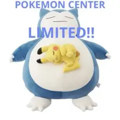 ポケモン★♥おやすみ カビゴン&ピカチュウ♥★もっちり ぬいぐるみ もっちりぬいぐるみ Pokémon Sleep おやすみカビゴン&ピカチュウ