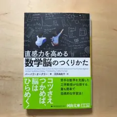 直感力を高める 数学脳のつくりかた