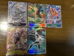 ワンピースカード　パラレル　５枚