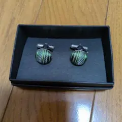 P.S.F.A 緑のカフリンクス