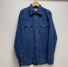 bevilacqua ベヴィラクア　総柄シャツ　長袖シャツ　コーディロイシャツ