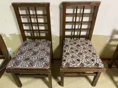 木製ダイニングチェア 2脚セット　直接　引き取りは5000円引