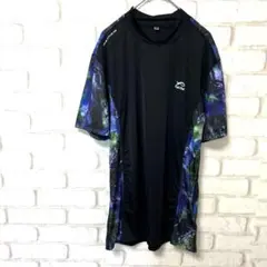 ワークマンFind-out メンズ　黒　総柄　アンダーシャツ　LL