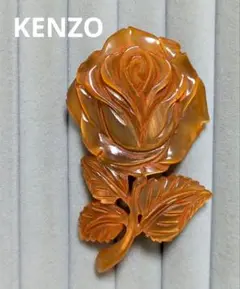 2508129◎KENZO◎花のブローチ