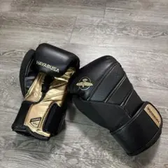 HAYABUSA T3 ボクシンググローブ 黒/金 ベルクロ式 12オンス