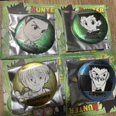HUNTER×HUNTER デコレクション缶バッジ　ジン ゴン　シャルナーク
