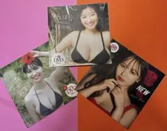 本郷柚巴さん、榎原依那さん、溝端葵さん週刊プレイボーイ付録DVD3枚セット