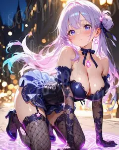 b458 美少女 かわいい イラスト 下着 コスプレ セクシー A4ポスター