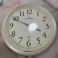 【ジャンク品】カシオ電波時計　掛け時計