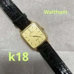 Waltham レディース腕時計(750刻印)
