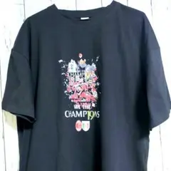 【新品美品】ACミラン 19回目優勝記念Tシャツ 黒 Lサイズ