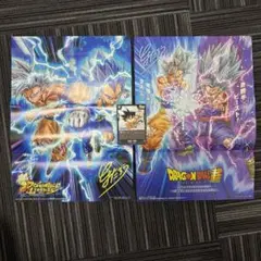 ドラゴンボール　ポスター　カード　DRAGON BALL　悟空　ベジータ　悟飯