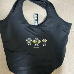 AEON MALL ブラック エコバッグ　パンダ　motteru