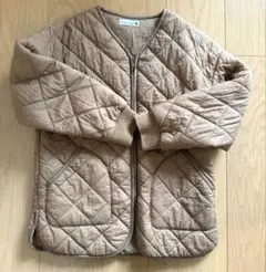 branshes ブランシェス　キルティングジャケット 130cm ベージュ