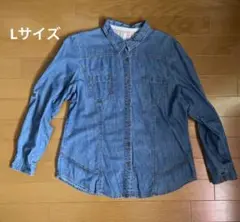 ＊レトロ＊【Laliberte】 長袖シャツ Lサイズ