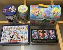 ディズニー 空缶 5個セット 30周年 ハロウィン イースター プリンセス