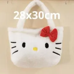 ハローキティ ハンドバッグ ランチバッグ 通勤バッグ 28x30cm