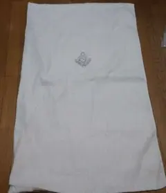 クリーム色 敷き布団用カバー 花かご刺繍
