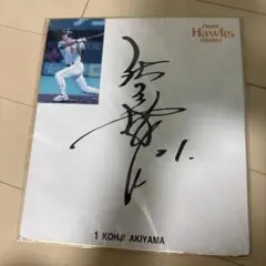 秋山幸二 サイン入り ダイエーホークス
