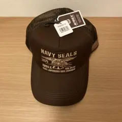 AVIREX Navy Seals メッシュキャップ ブラウン