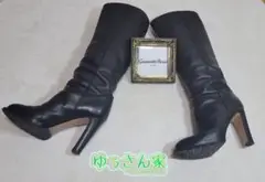 美品✨ 上品 Gianvito Rossi ロングブーツ ブラック 23cm