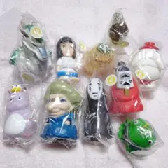 千と千尋の神隠し 廃盤指人形フィギュア15体セット おおとりさまの水鉄砲付き 千と千尋の神隠し 廃盤指人形フィギュア15体セット おおとりさま