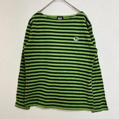 美品 GERRY COSBY ボーダー カットソー 長袖 Lサイズ 綿100%