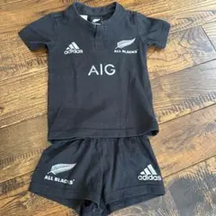 adidas ALL BLACKS セットアップ 18-24M ブラック
