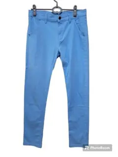 ★新品未使用★パンツ★ブルー★ストレッチ★